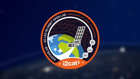 Mission badge for i2CAT's in-orbit lab 6GStarLab